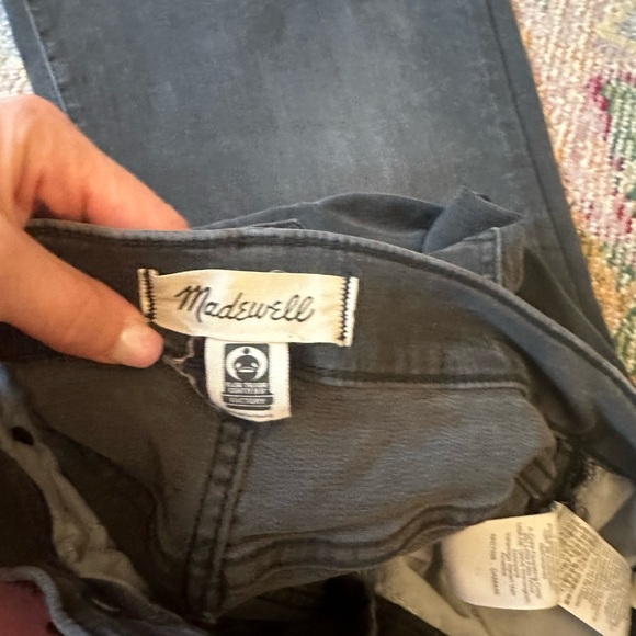 Madewell Flare Wide Leg Crop Jeans 26 - Picture 6 of 8